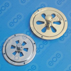 Butterfly Ventilator 125mm Brass (4228/PK)