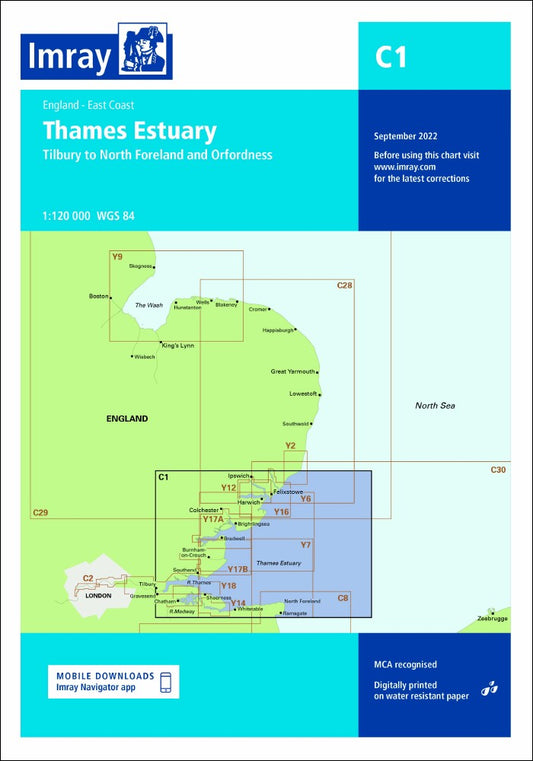 IMRAY Chart - C1: Thames Estuary (YOT0080)
