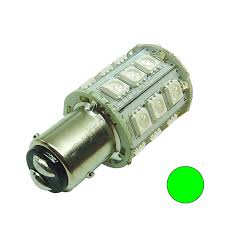 TALAMEX S-LED 15 SMD 10-30V BAYONET LED BULB-Green