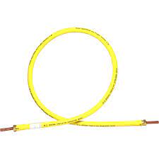 YELLOW Fuel Hose 1/4" Spigots 12" Length (1-57910)