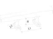 TALAMEX Hollow Base Cleat 102mm (66.114.500)