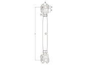 Talamex Rigging Screw Fork M10 (23824)