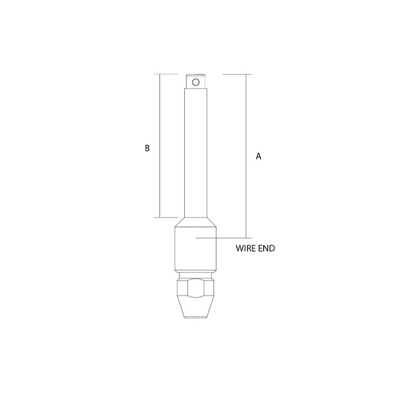 STA-LOK Swageless Stud for 5mm Wire X 3/8" UNF Right Hand (SL/036-05/UNF)