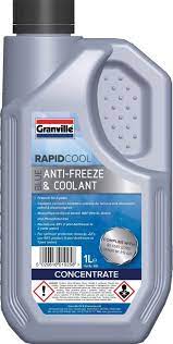 Granville Rapid Cool Blue Anti-Freeze & Coolant Concentrate 1 Ltr