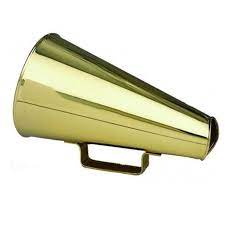 Nauticalia Classic Brass Henley Megaphone