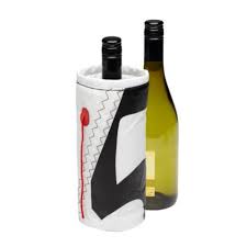 Sailcloth Wine Cooler Navy and White