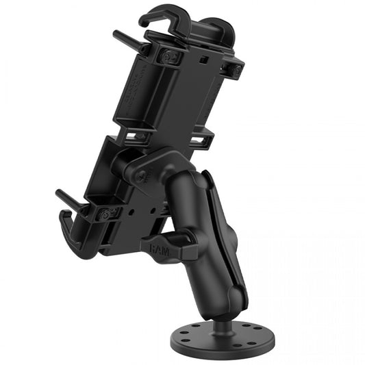 RAM Quick-Grip XL Spring-Loaded Phone Mount with Drill-Down Base