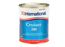 International Cruiser 200 Polishing Antifouling Paint 2.5Ltr Red
