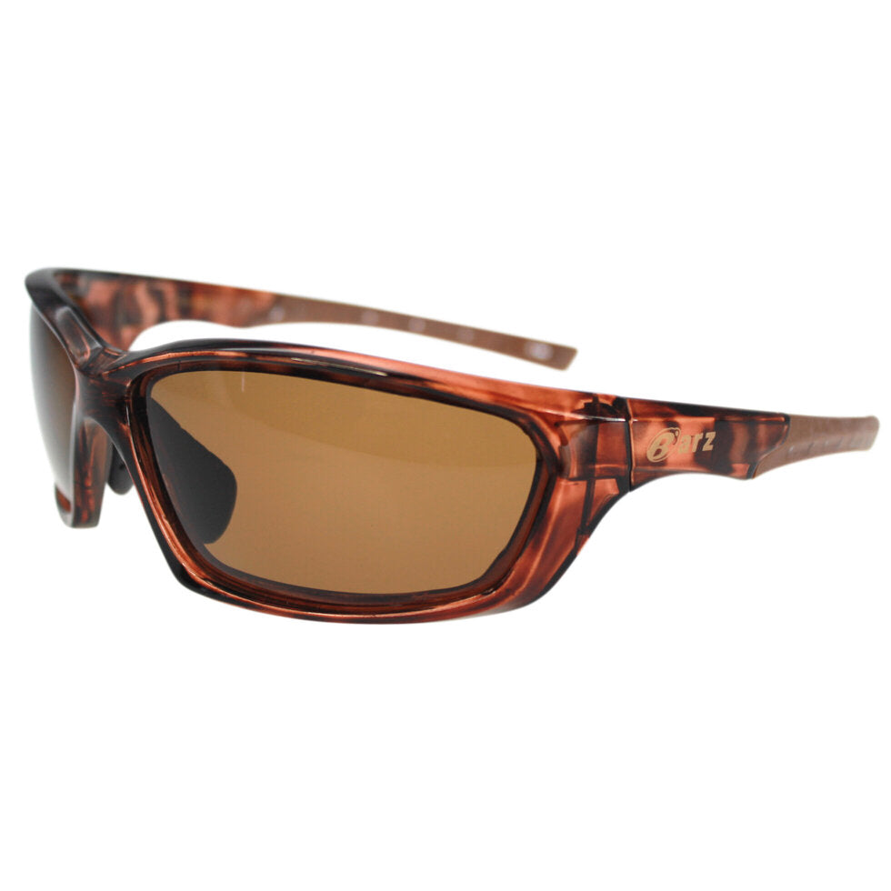 BARZ Optics Fiji Acetate Polarised Gloss Sunglasses-Tortoiseshell-Amber