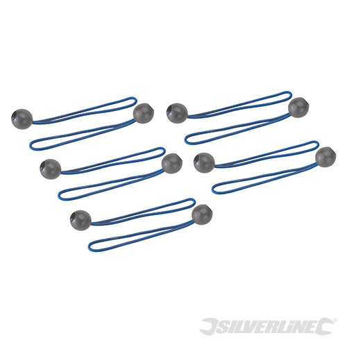 SILVERLINE Tarpaulin Ball Bungees 10pk