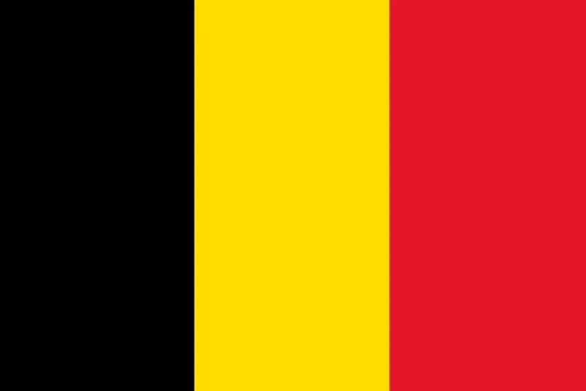 BELGIUM Courtesy Flag 30 x 45cm
