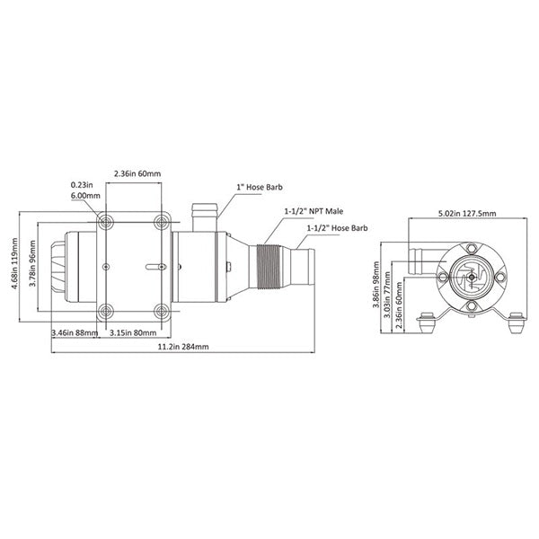 SEAFLO Macerator Pump 12V