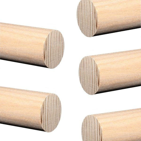 Wooden Barge Pole 45mm OD x 3.5m Ash