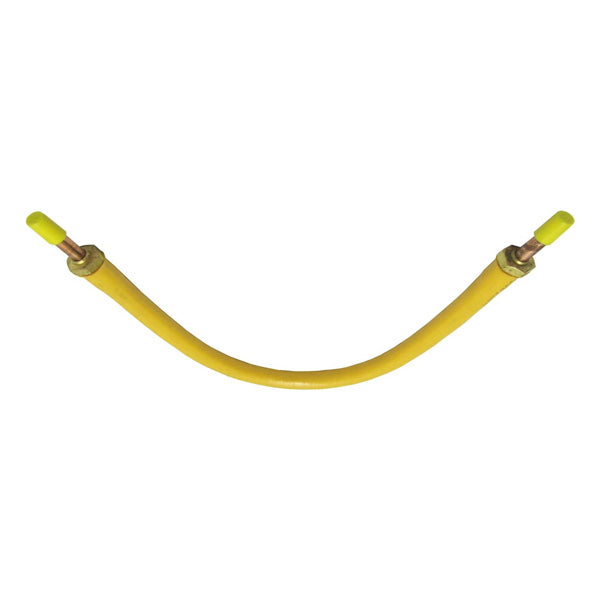 Yellow Fuel Hose 1/4" Spigots 12" Length (1-57910)