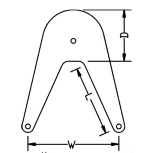 ANCHOR Marine Bow Fender (15 X 13 X 28cm / Royal Blue/ 6-110011 RB)