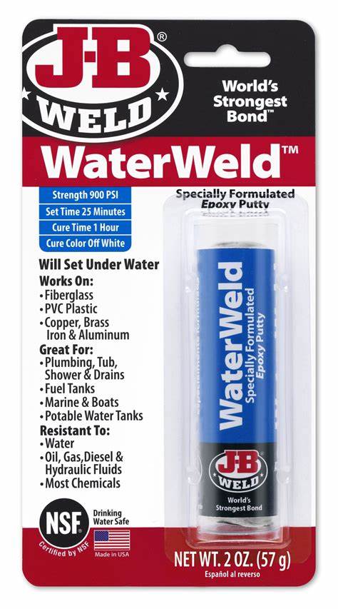 WATERWELD, Epoxy Putty 57g - Off White (CU49126)