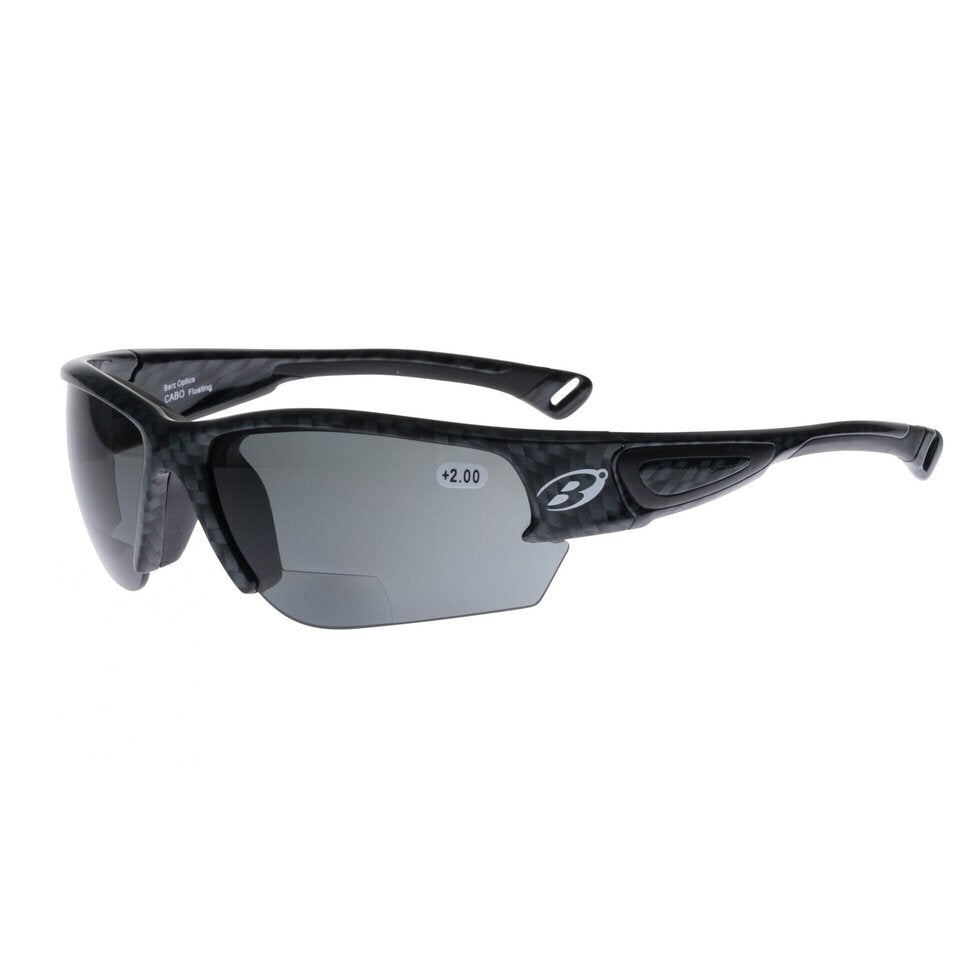 BARZ Optics Cabo Australian Sunglasses Reader +2.5 Carbon Grey