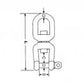 PRO-BOAT Standard Stainless Steel Fork-Fork Swivels 10mm