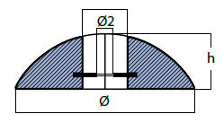 TECNOSEAL Magnesium Rudder Anode with Insert