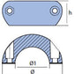 TECNOSEAL 31.8mm Magnesium Slim Shaft Collar Anode