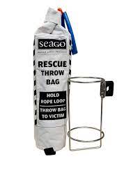 SEAGO MOB 15m Rescue Line with Stainless Steel Holder Bracket