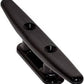 Nylon 6cm White/Black  Open Base Dock Cleat with Screws