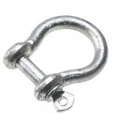 HD Galavanised Commercial Screw Pin Bow Shackle 5mm (Q053295)
