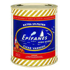 EPIFANES High Gloss Clear Varnish with extra UV filter 1000ml (E1)