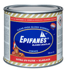 EPIFANES High Gloss Clear Varnish with extra UV filter 500ml (E2)