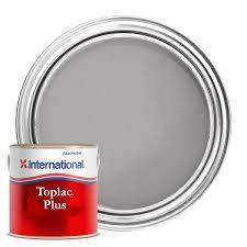 INTERNATIONAL Toplac Plus High Gloss Top Coat Paint 750ml Atlantic Grey 750ml (YLK684)