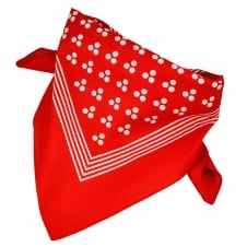 Red & White Cotton Nautical Scarf