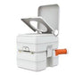 SEAFLO Portable Deluxe Cassette Toilet 20L Litre