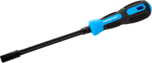 Flexible shaft hose clip driver