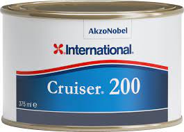 International Cruiser 200 Polishing Antifouling Paint 375ml Blue