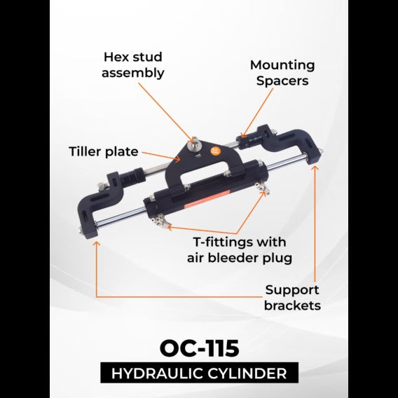 HYDRAULIC Steering Kit for engines up to 115 HP