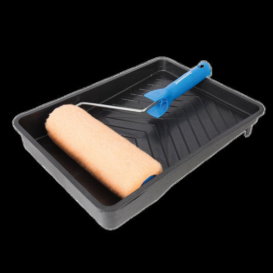 SILVERLINE Paint Roller and Tray Set 230mm (733233)