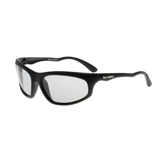 BARZ Optics Nias Acetate Polarised All Weather Sunglasses - Matt Black/Grey