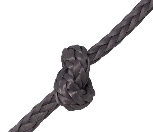 6mm Splicing Rope, Silver. Sold by the Meter.