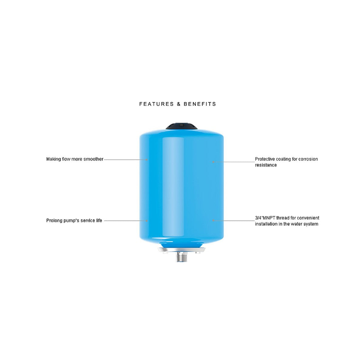 SEAFLO Water Accumulator Tank 8 L