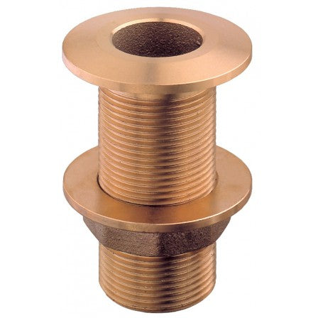 GUIDI Bronze Sea Cock Kit 1/2"-Thru Hull Fitting, Ball Valve and Male Hose Tail.