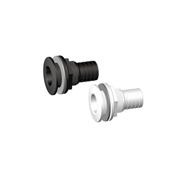 TruDesign Domed Skin Fitting with Hose Tail
