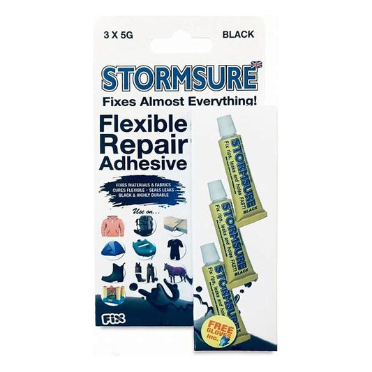 Stormsure Flexible Repair Adhesive-Black 3x5g