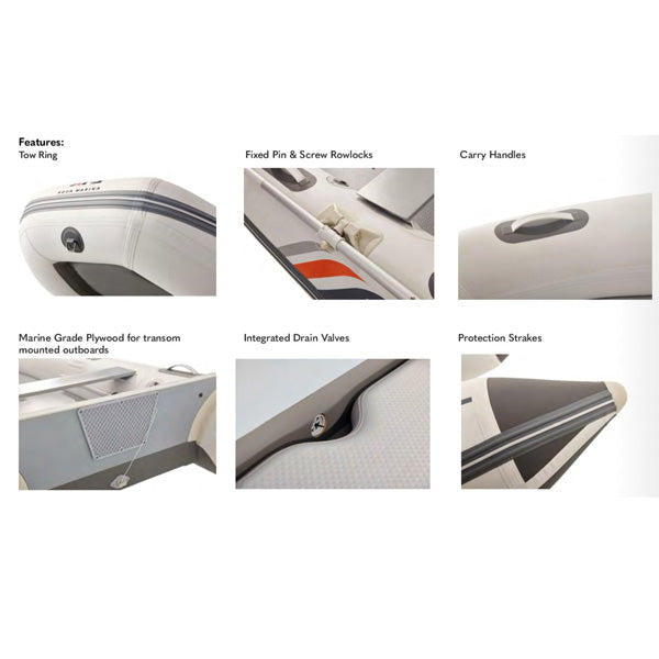 AQUA Marina Deluxe U-Type 3.5m Boat