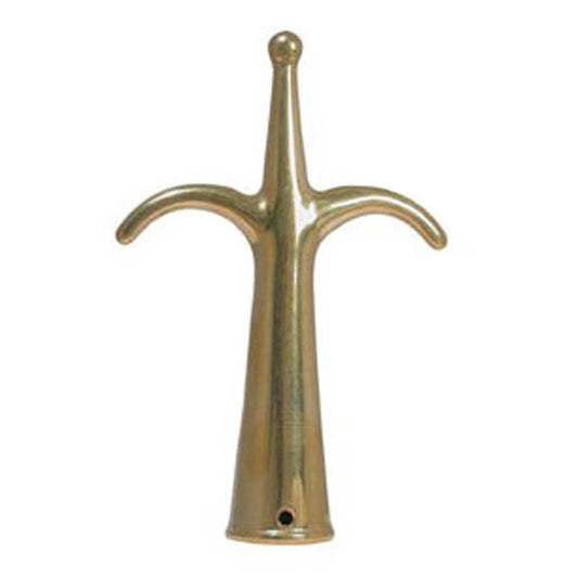 AG Boat Hook Double - Brass 34mm ID