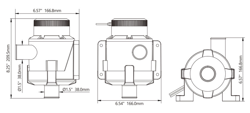 12V general pump 3800gph