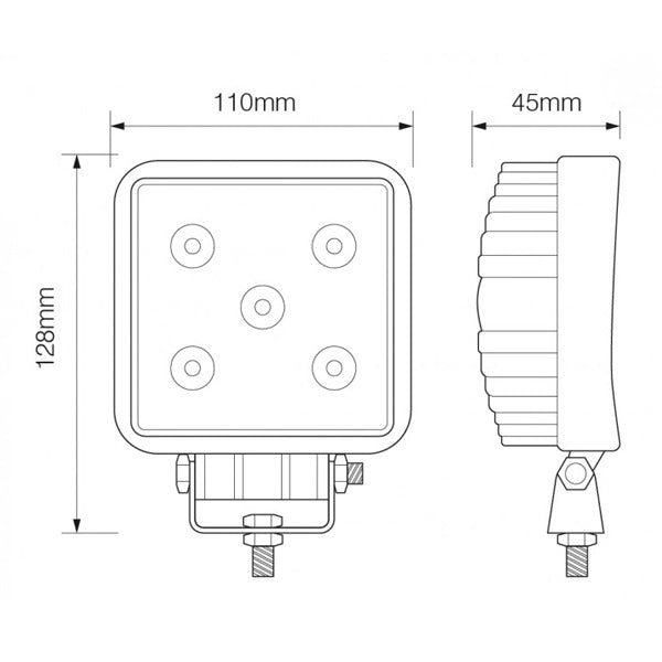 LED Autolamps High Powered Flood Lamp