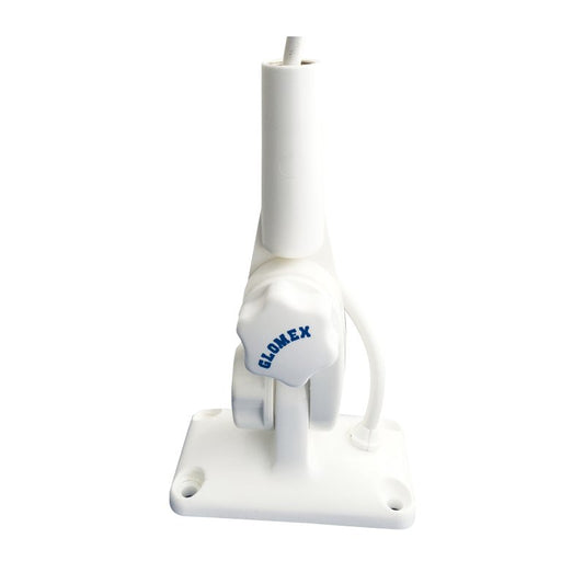 GLOMEX 4 Way Heavy Duty Nylon Ratchet Mount White