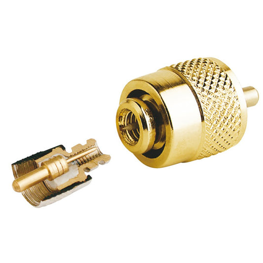 GLOMEX Gold Plated PL259 Connector For RG58/U