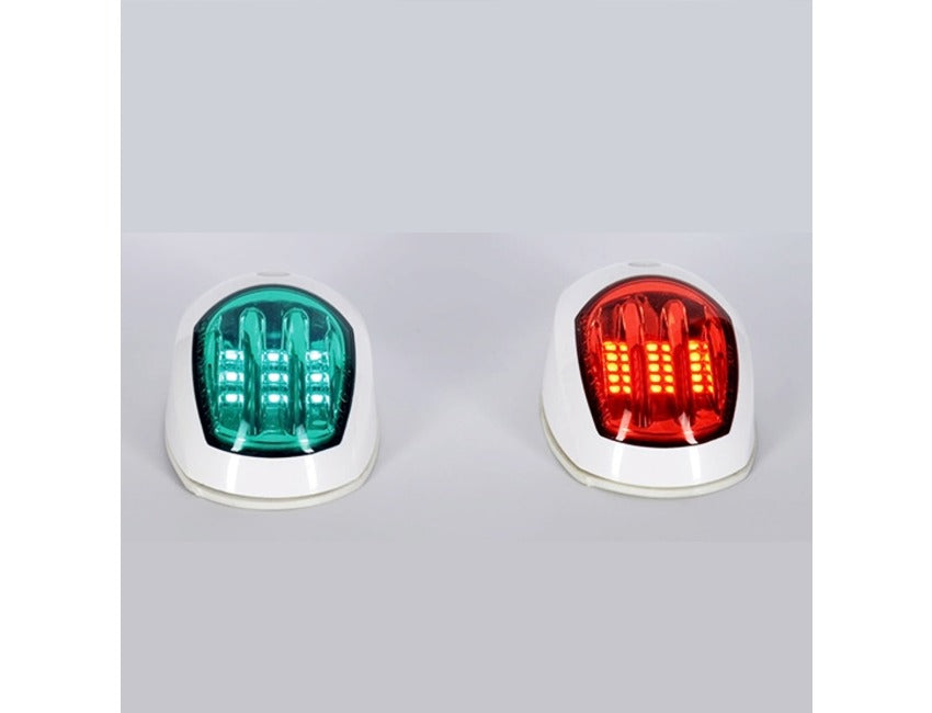 TALAMEX LED Port/Starboard Light Set with White surround.
