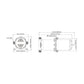 Pressurised Accumulator Tank 1 L